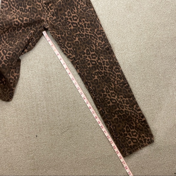Alexander Wang Denim Cult Jeans Leopard Size 25 - Picture 9 of 9